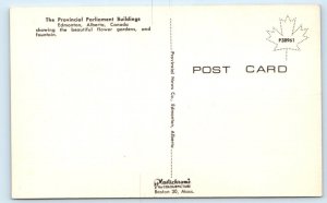 Provincial Parliament Buildings - Edmonton - Alberta - CANADA Postcard