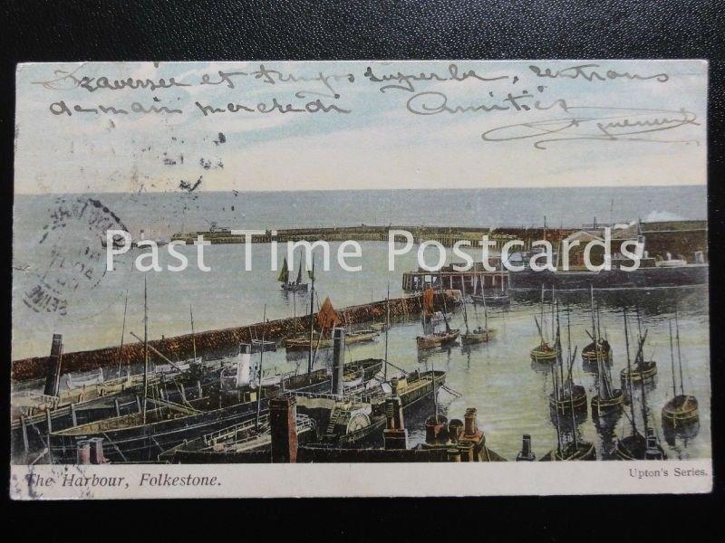 c1905 - The Harbour, Folkestone - Pub: Upton Series