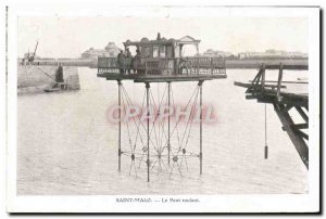 Old Postcard Saint Malo Rolling Bridge