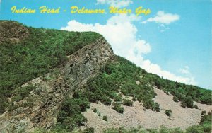 Postcard Indian Head Pocono Mountains Pennsylvania  