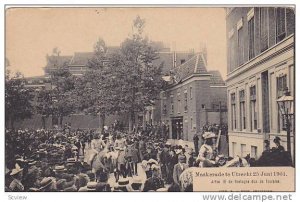 Maskerade te UTRECHT , Netherlands , 25 Juni 1901; Artus III de Bretagne dux ...