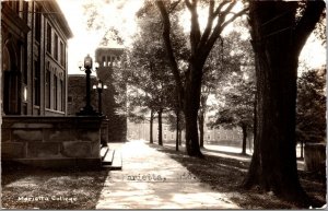 Real Photo Postcard Marietta College in Marietta, Ohio~985