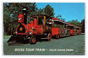 Postcard Boise Tour Train Julia Davis Park Boise Idaho