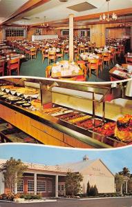 Tampa Florida 1960s Postcard Sweden House Smorgasbord Restaurant Buffet