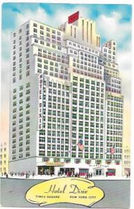 US Hotel - Motel - Hotel Dixie, Times Square, New York City.