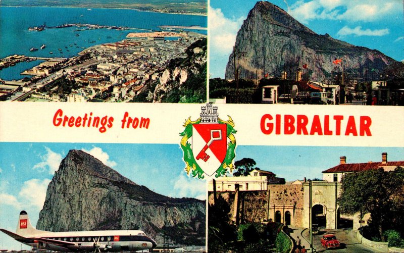 Gibraltar Greetings Multi View 1966