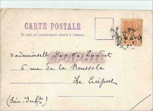 Old Postcard Under Grona Linden