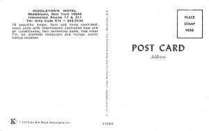 Middletown Motel New York Postcard