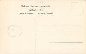 Stamps of Paraguay with coat of arms by Ottmar Zieher chromo litho postcard