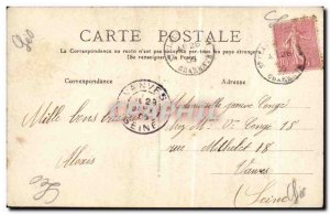 Old Postcard Fantasy Woman profane Christmas Christmas