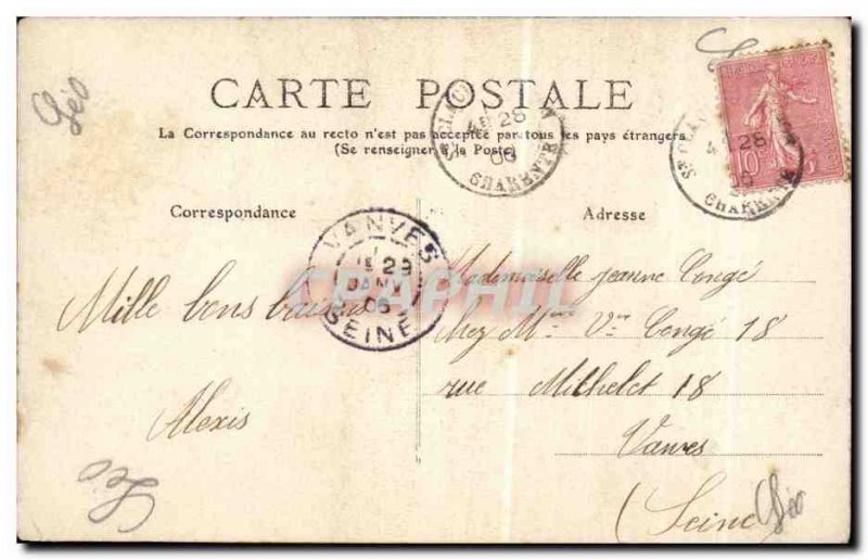 Old Postcard Fantasy Woman profane Christmas Christmas