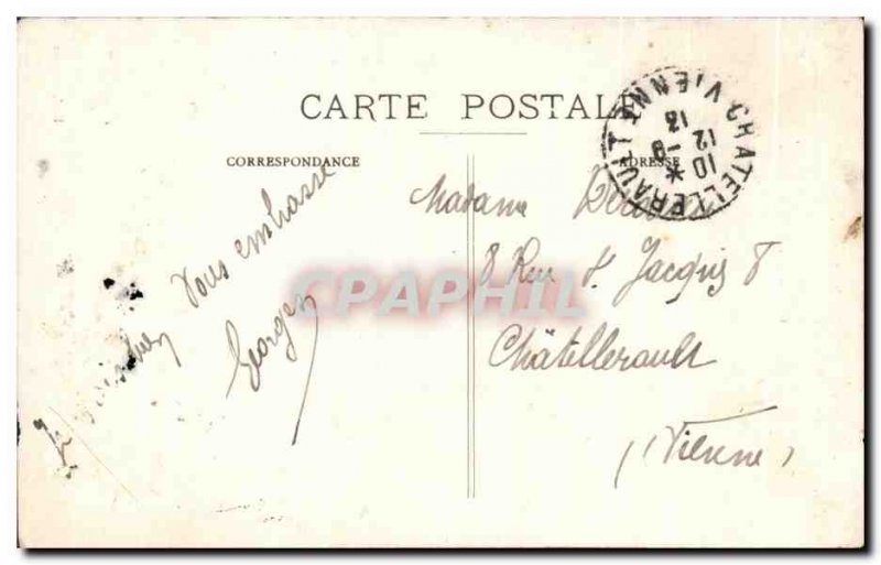 Old Postcard Dijon Eglise Notre Dame
