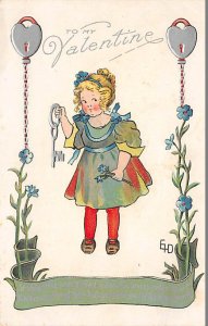 Artist Ethel Dewees Valentines Day 