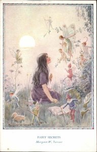 Margaret W Tarrant Fairy Secrets Fairies Medici No 559 Vintage Postcard