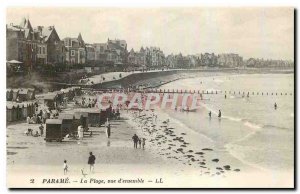 Old Postcard Parame The overview Beach