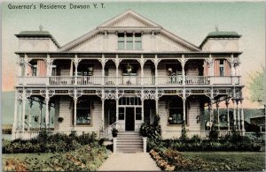 Dawson Yukon Governor's Residence YT Unused #360 Zaccarelli's Postcard H48