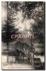 Arques la Bataille - The Rustic Bridge - Old Postcard