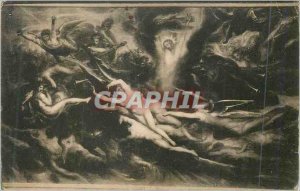 Old Postcard Brussels museum wiertz the triumph of Christ