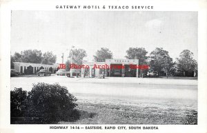 SD, Rapid City, South Dakota, Gateway Motel, Texaco Gas Station, Espe Print Pub