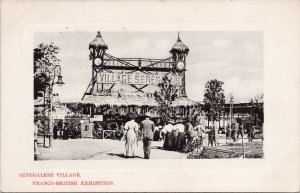 Senegalese Village Franco-British Exhibition 1908 London England Postcard H50
