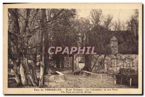 Old Postcard Dove Pigeon Park of Versailles Petit Trianon The dovecote and br...