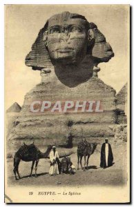 Old Postcard Egypt Egypt Egypt The Sphinx