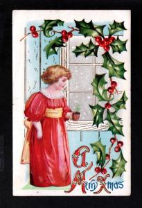 1909 Christmas Picture Postcard!