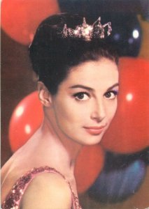 Postcard Actress beauty lovely film star movie anna-maria pietrangeli dress