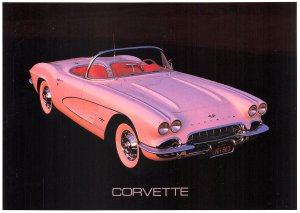 1961 Autobahn Graphics Corvette 5 x 7, postcard