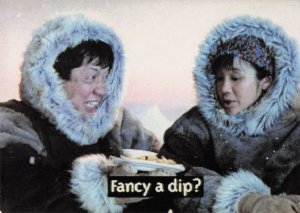 Uncle Ben's Rice Mexican Salsa Dips Eskimo Comic Advertising Postcard