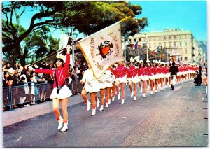 VINTAGE POSTCARD CONTINENTAL SIZE BATTLE OF THE FLOWERS CARNIVAL NICE FRANCE (L)