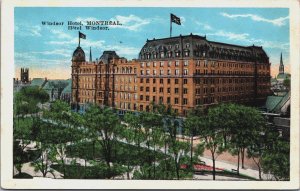 Canada Montreal Windsor Hotel Quebec Vintage Postcard C125