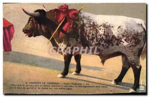 Old Postcard Bullfight Bullfight Before & # 39estocade