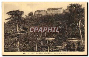 Old Postcard Mont Sainte Odile Convent View To