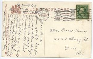 Raphael Tuck Cupid's Capers Valentine On mischief bent Postcard 