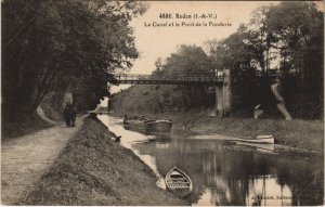 CPA Redon Le Canal et le Pont de la Fonderie (1236716)