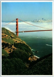 Postcard - The North Tower of the Golden Gate Bridge - San Francisco, California