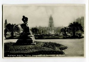 3133029 ARGENTINA Buenos Aires Plaza Congreso RODIN Vintage PC