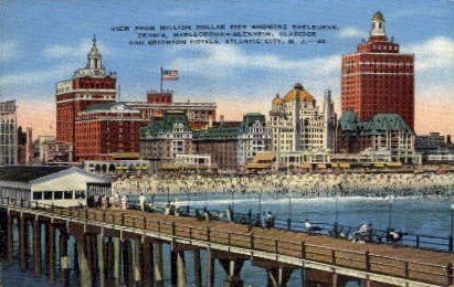 View from Million Dollar Pier in Atlantic City, New Jersey