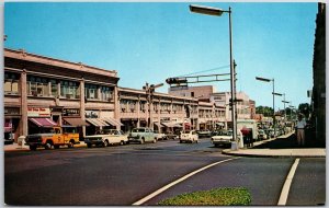 East Orange New Jersey NJ, Central Avenue and Harrison Street, Vintage Postcard