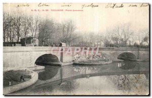 Old Postcard Toulouse Twin Bridge