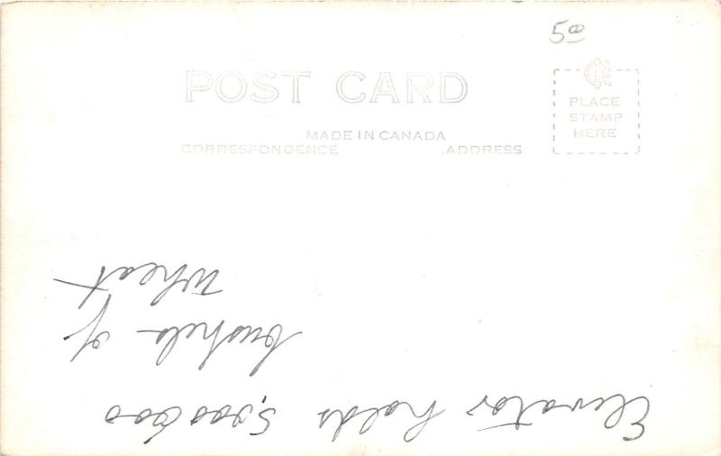 E63/ Churchill Manitoba Canada RPPC Postcard c40s Hudson's Bay Mission