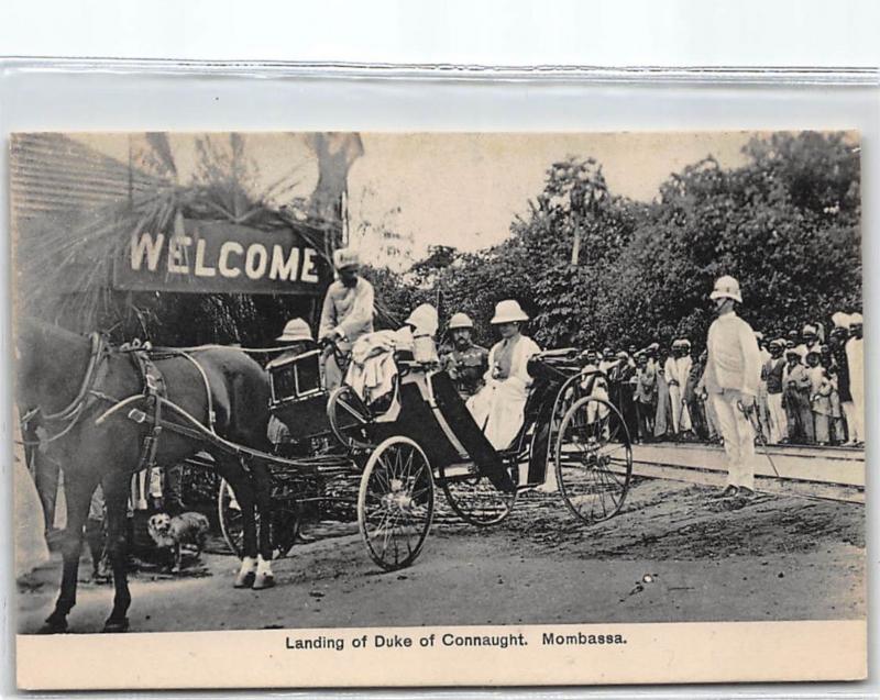 KENYA : welcome landing of duke of connaught mombassa - tres bon etat