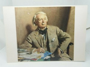 David Lloyd George 1st Earl Painted 1927 Vintage Postcard Sir William Orpen