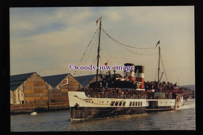 SIM0298 - Paddle Steamer - Waverley  built 1947 - postcard