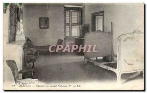 Postcard Old House Ajaccio Napoleon 1st Room or born Napoleon