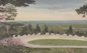 Maine Bar Harbor Horseshoe Curve Cadillac Mountain Road Acadia National Park ...