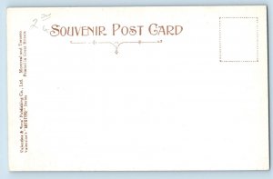 Canada Postcard Canadian Camp Life Boating When The Shadows Fall c1905 Antique