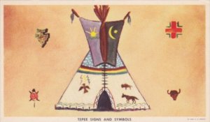 Indian Tepee Signs and Symbols