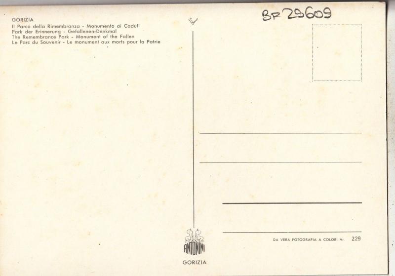 BF29609 gorizia il parco della rimembranza  italy  front/back image